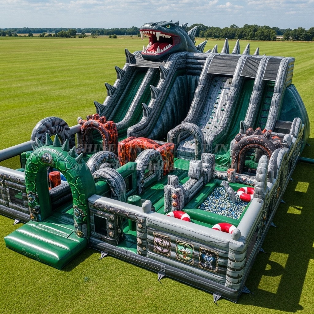 T6-6460 Godzilla Theme Inflatable Funcity