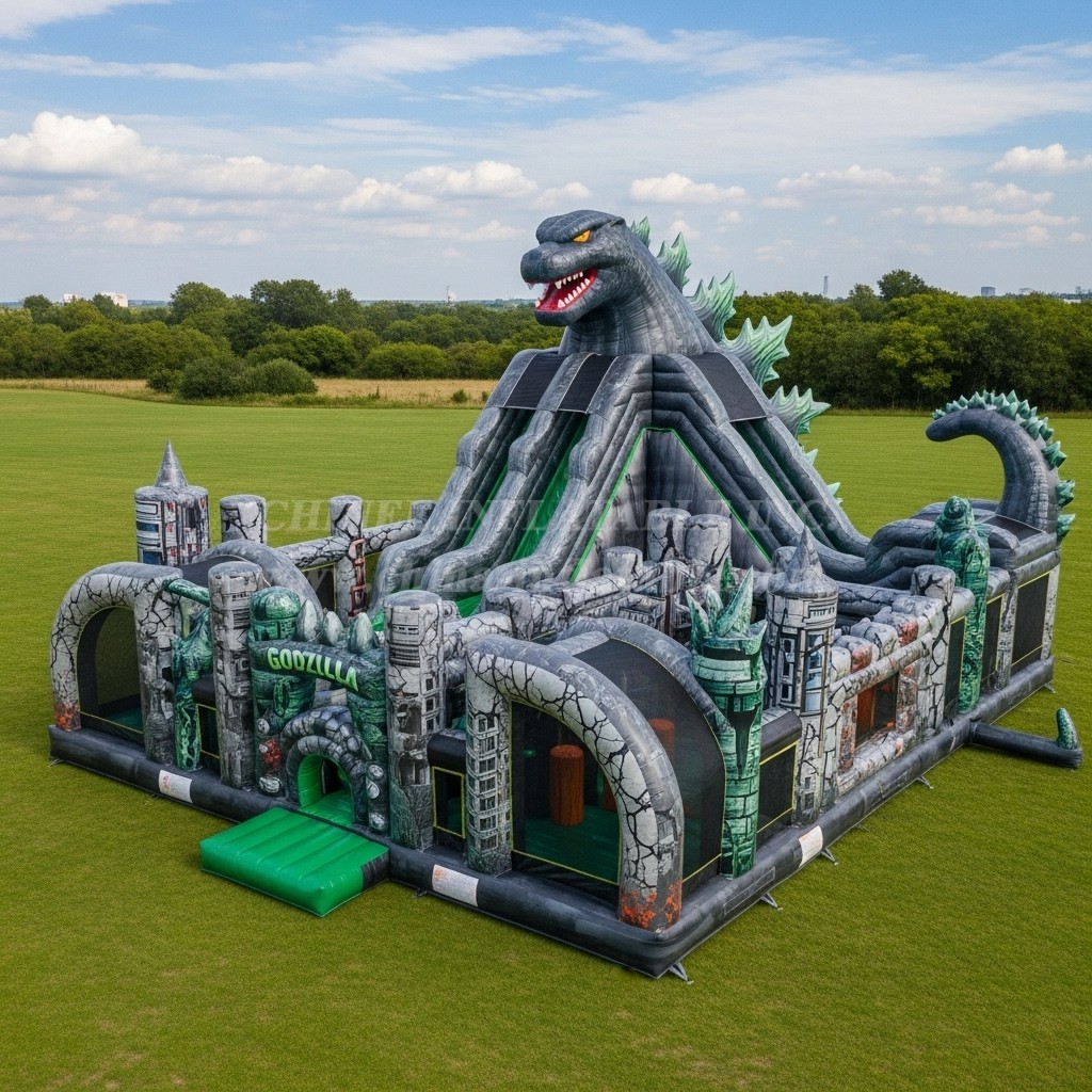 T6-6461 Godzilla Theme Inflatable Funcity
