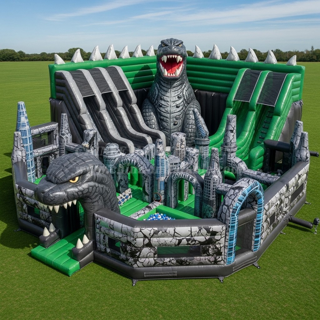 T6-6462 Godzilla Theme Inflatable Funcity