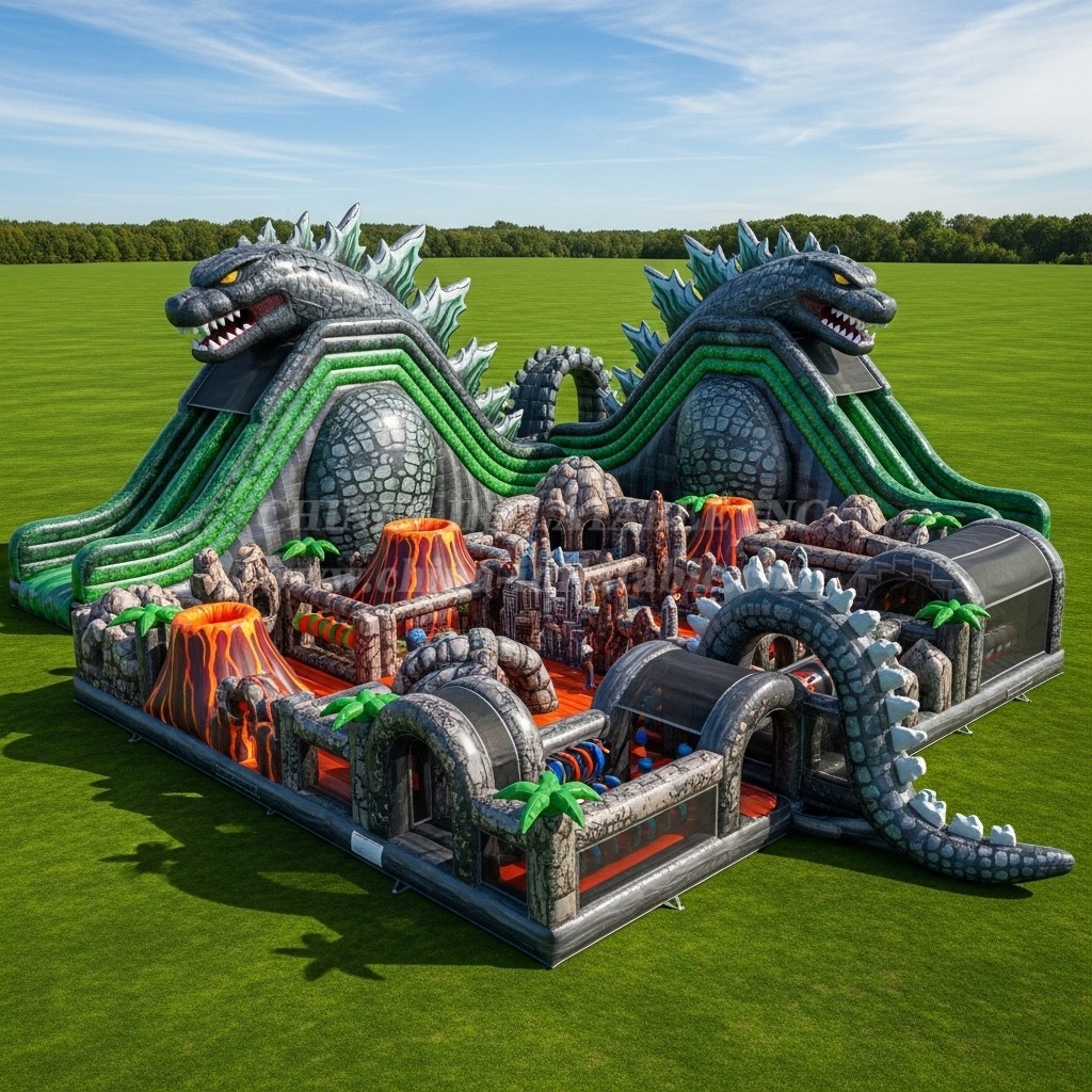 T6-6467 Godzilla Theme Inflatable Funcity