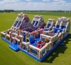 T6-6468 Graffiti Theme Inflatable Funcity