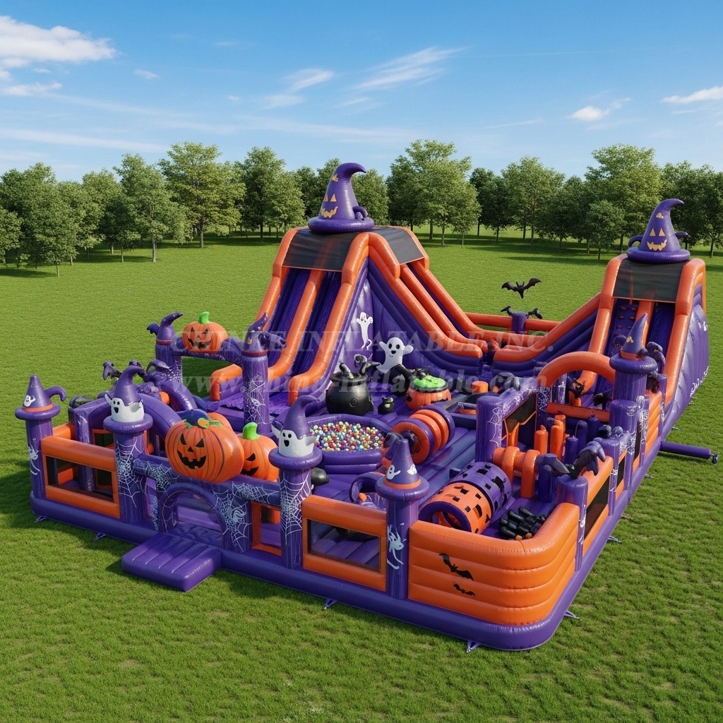 T6-6476 Halloween Theme Inflatable Funcity