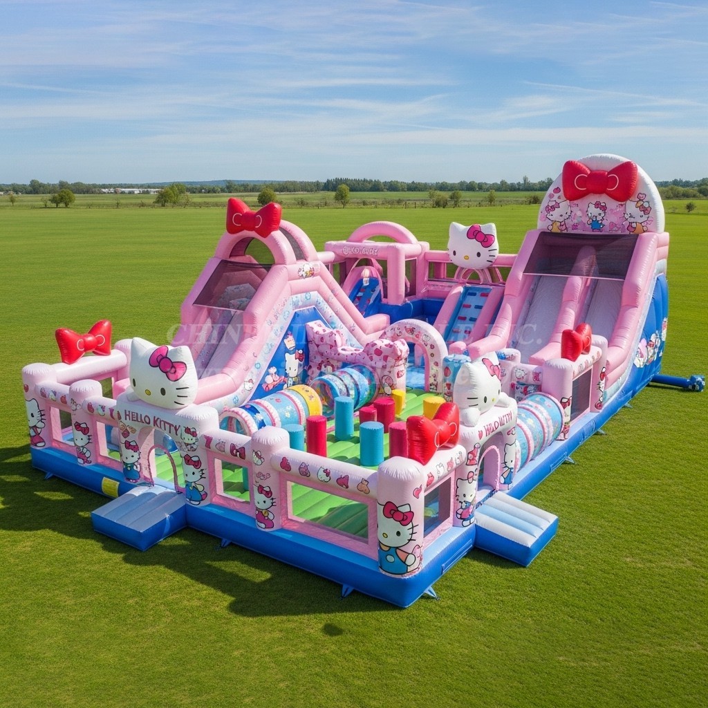 T6-6478 Hello Kitty Theme Inflatable Funcity