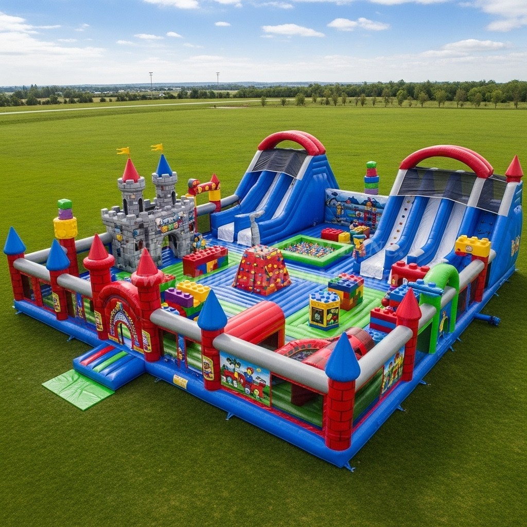 T6-6488 Lego Theme Inflatable Funcity