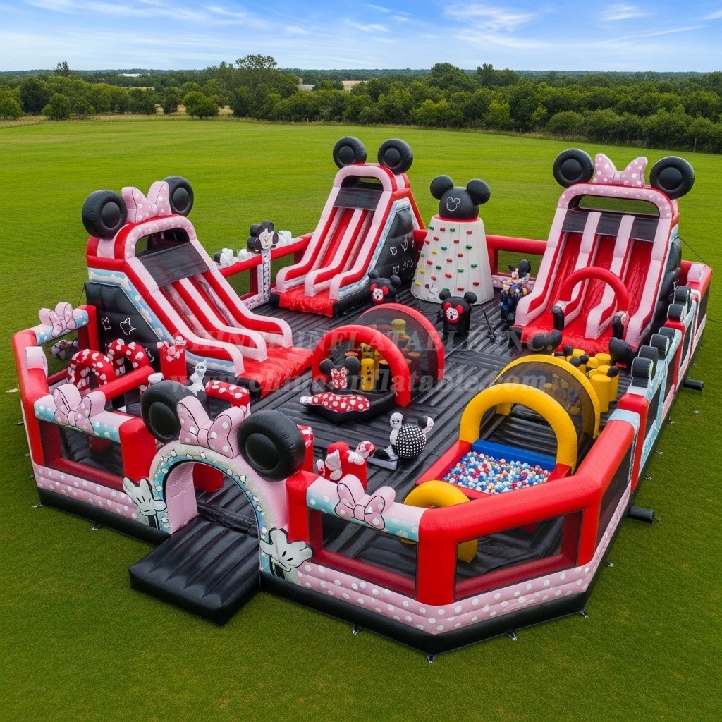 T6-6501 Mickey & Minnie Theme Inflatable Funcity