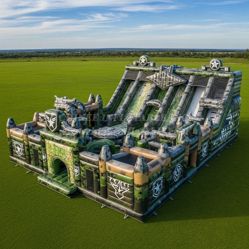 T6-6504 Military Style Theme Inflatable Funcity