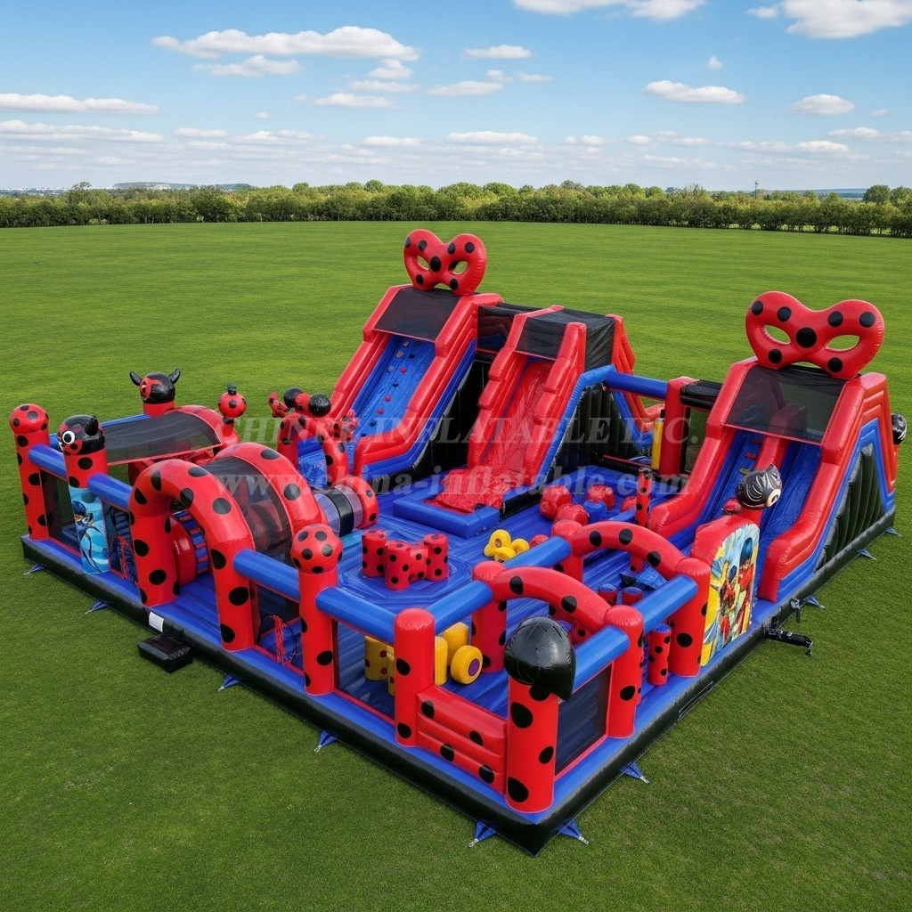T6-6510 Miraculous Ladybug Theme Inflatable Funcity