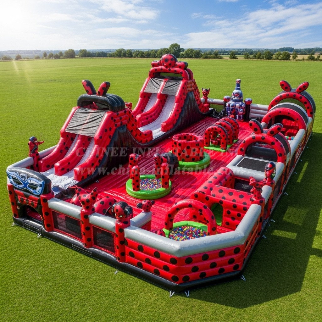 T6-6514 Miraculous Ladybug Theme Inflatable Funcity
