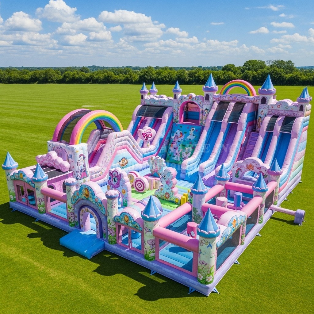 T6-6524 My Little Pony Theme Inflatable Funcity
