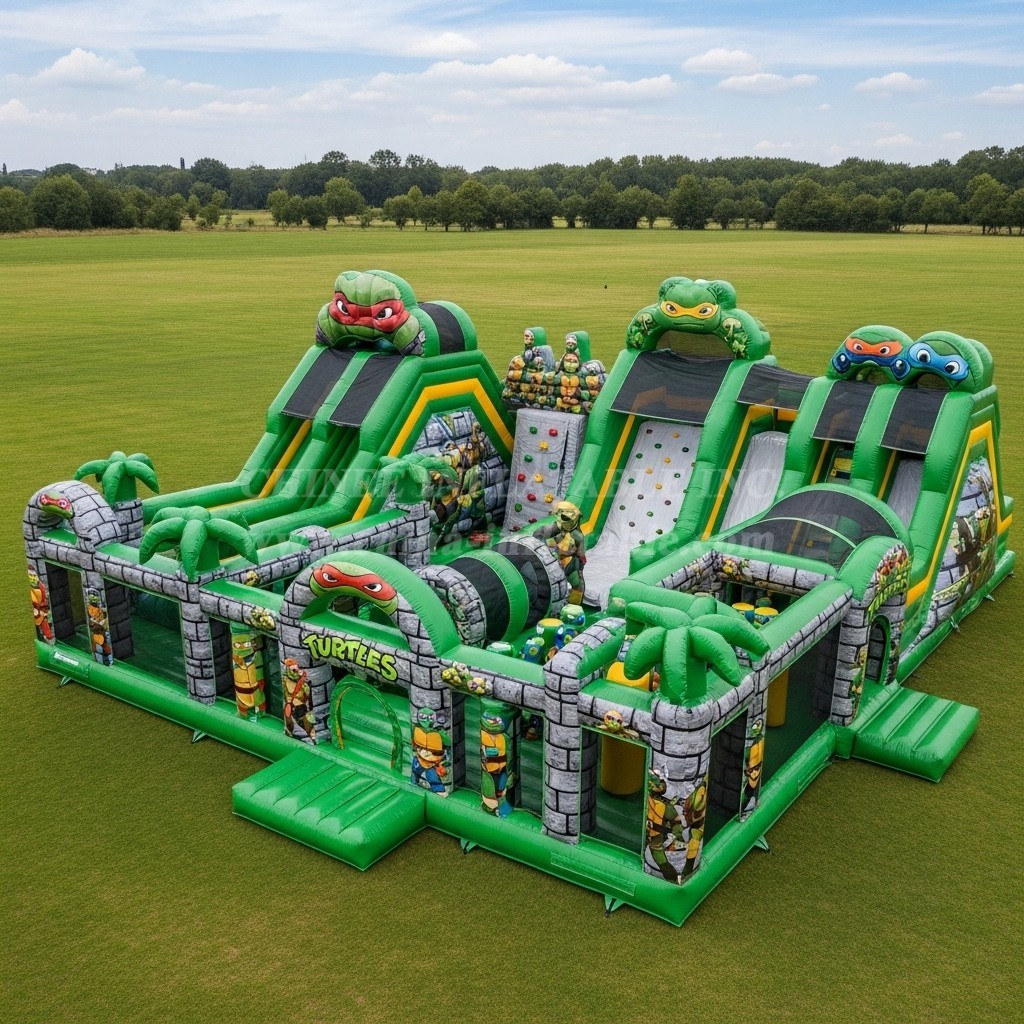 T6-6526 Ninja Turtles Theme Inflatable Funcity