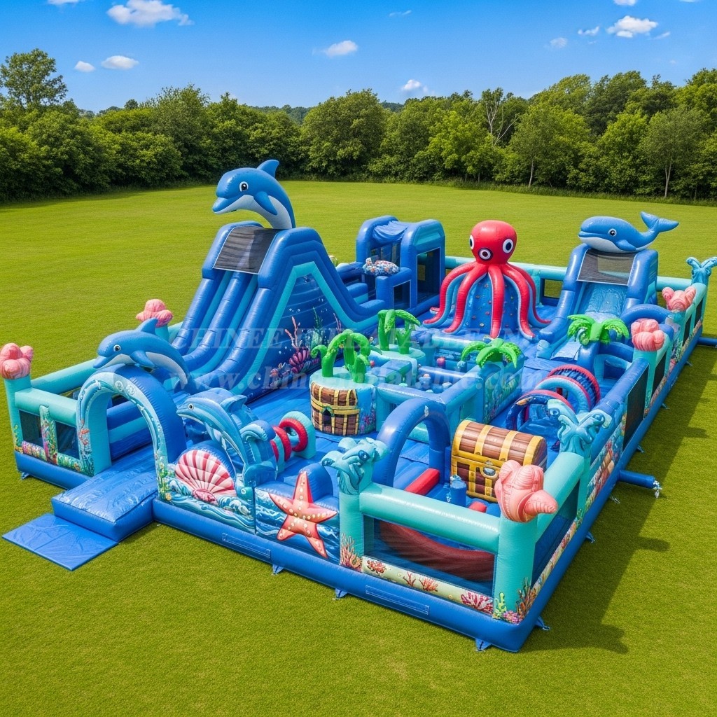 T6-6529 Ocean Theme Inflatable Funcity