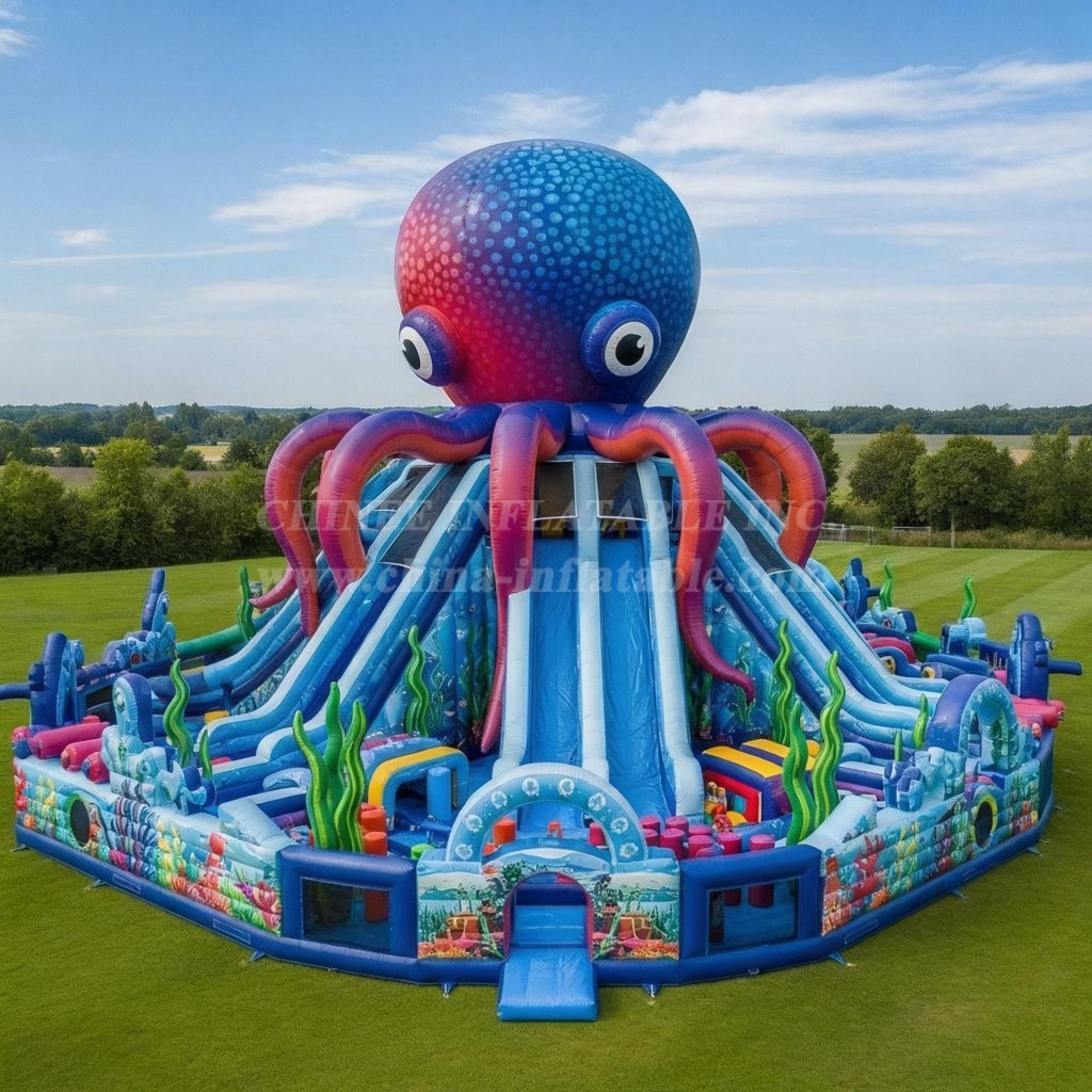 T6-6531 Octopus Theme Inflatable Funcity