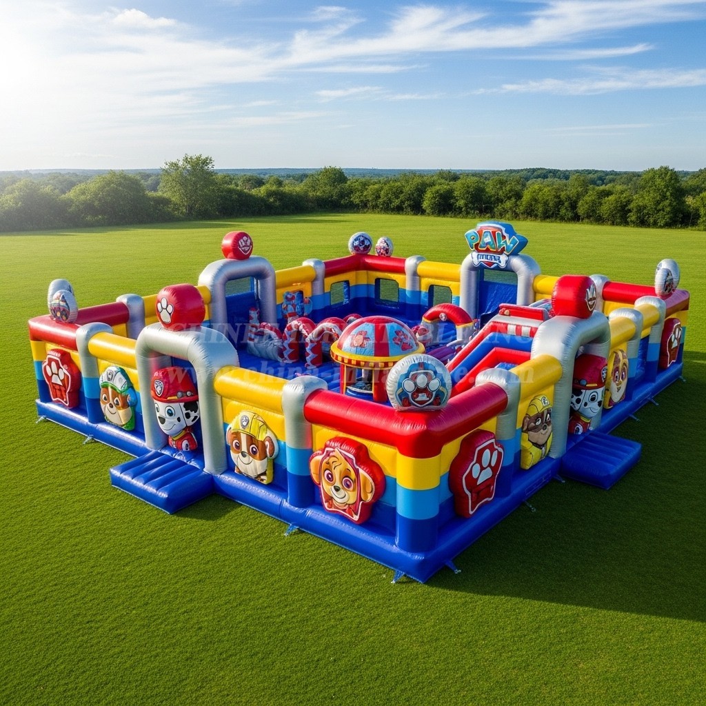 T6-6536 Paw Patrol Theme Inflatable Funcity