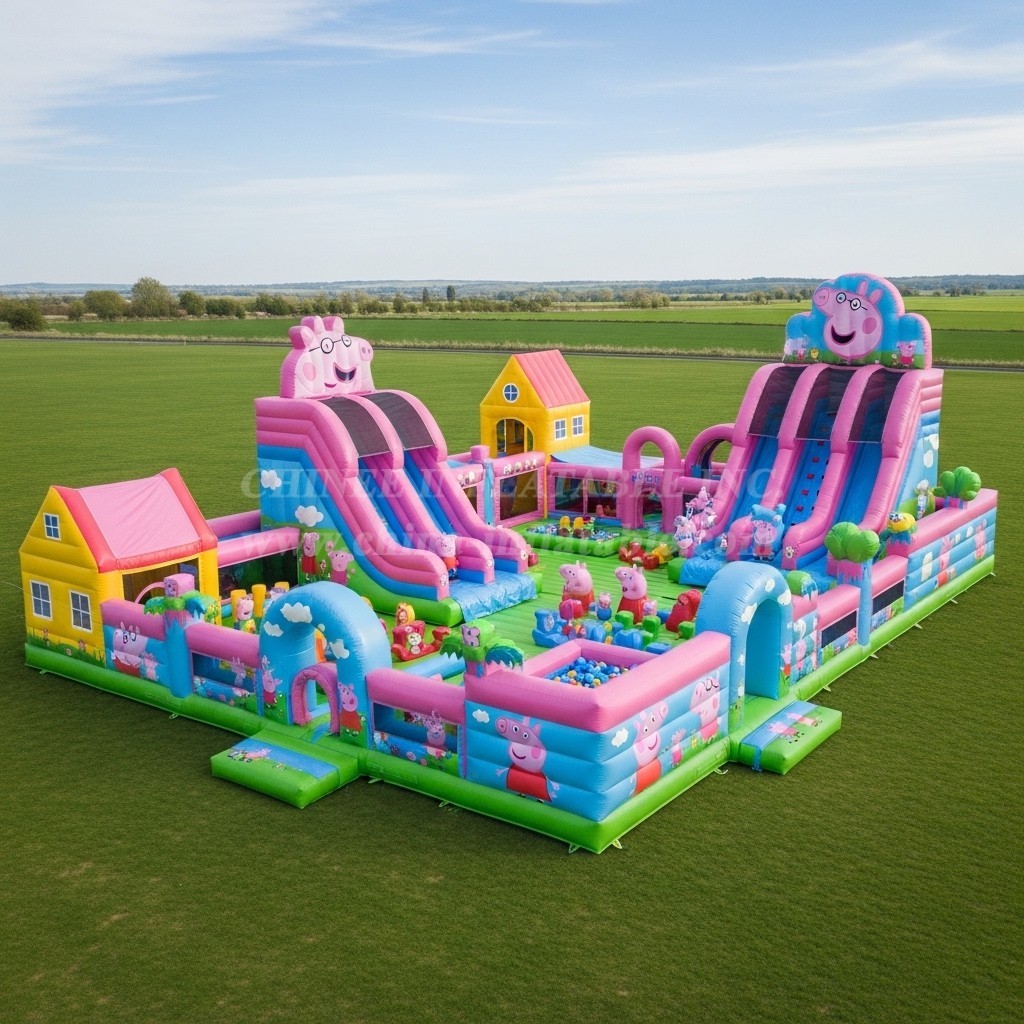 T6-6539 Peppa Pig Theme Inflatable Funcity