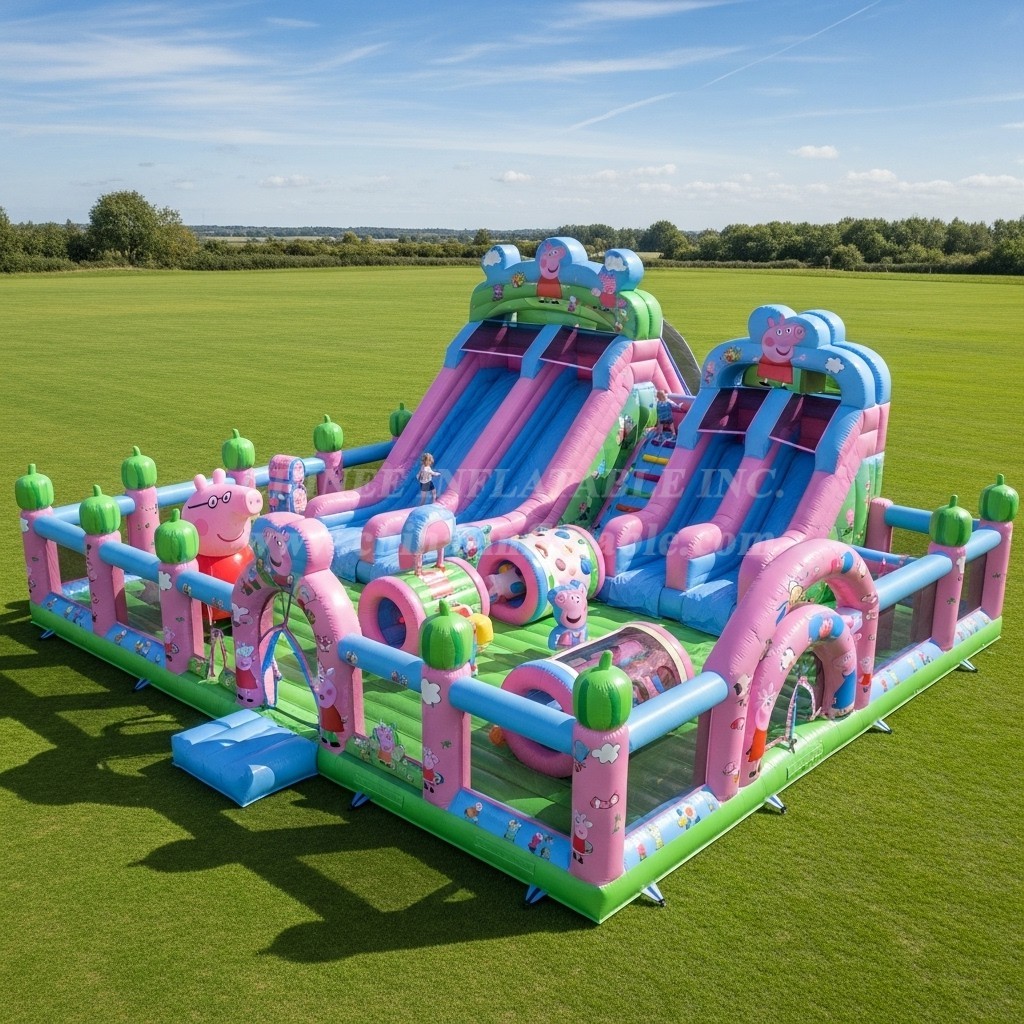 T6-6541 Peppa Pig Theme Inflatable Funcity