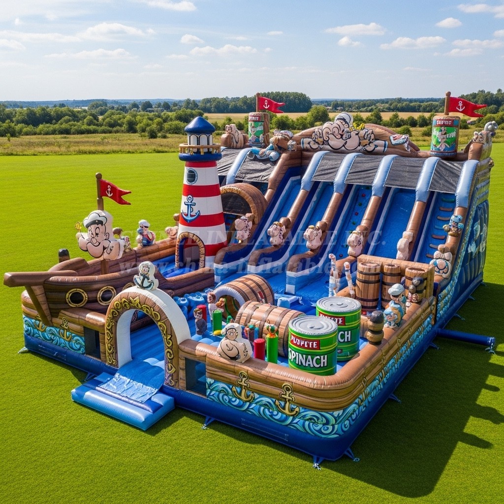 T6-6550 Popeye Theme Inflatable Funcity