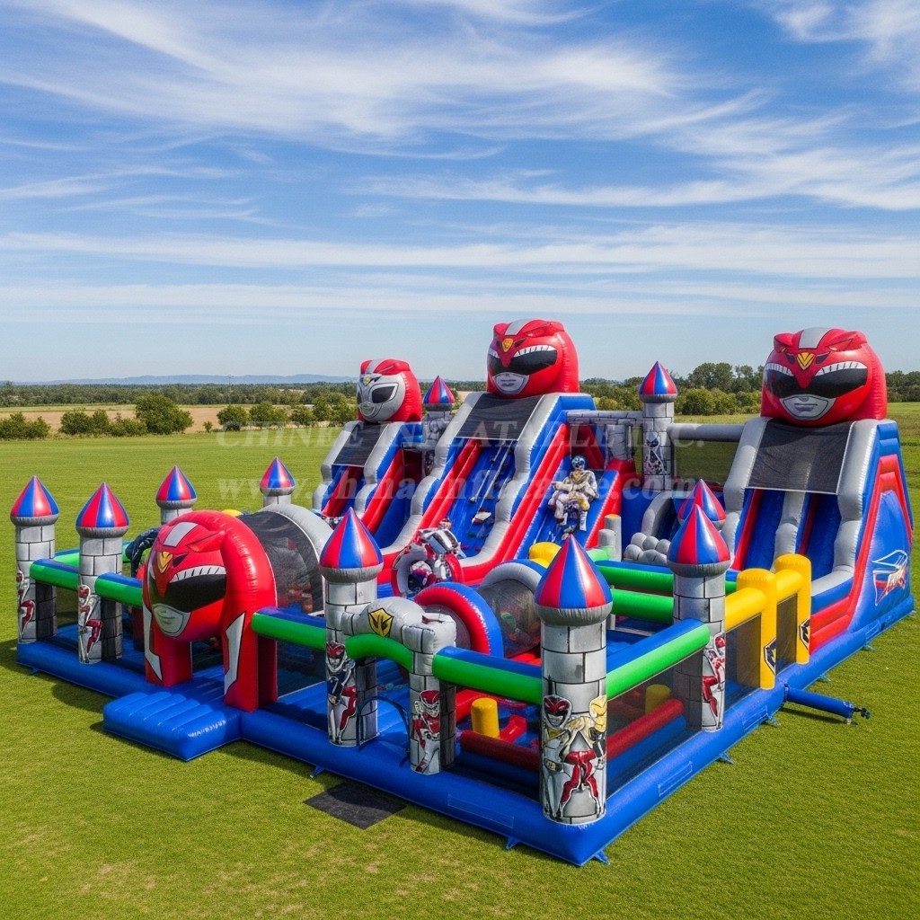 T6-6554 Power Rangers Theme Inflatable Funcity