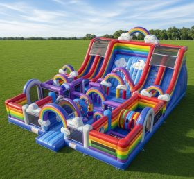 T6-6563 Rainbow Theme Inflatable Funcity