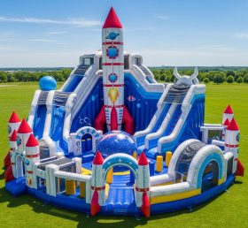 T6-6567 Rocket Theme Inflatable Funcity