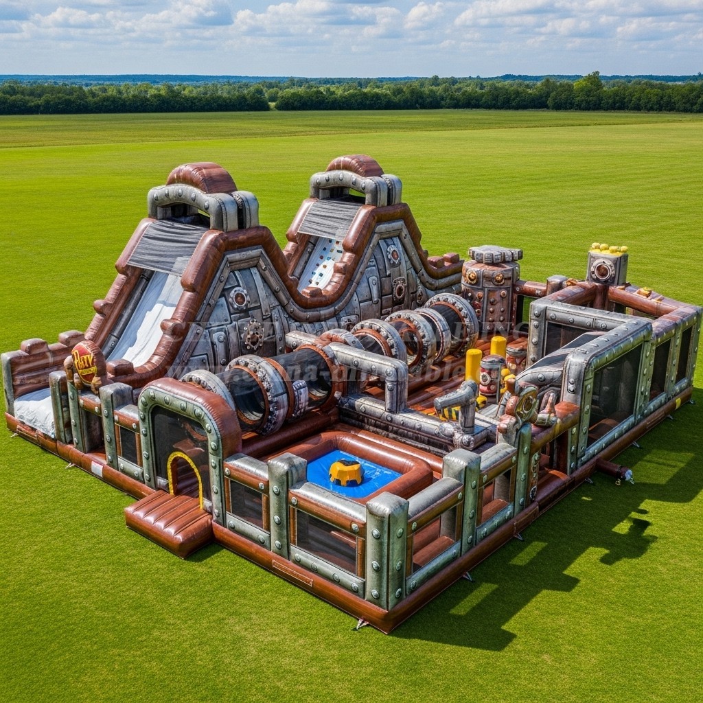 T6-6569 Rusty Rivets Theme Inflatable Funcity