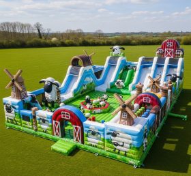 T6-6577 Shaun the Sheep Theme Inflatable Funcity