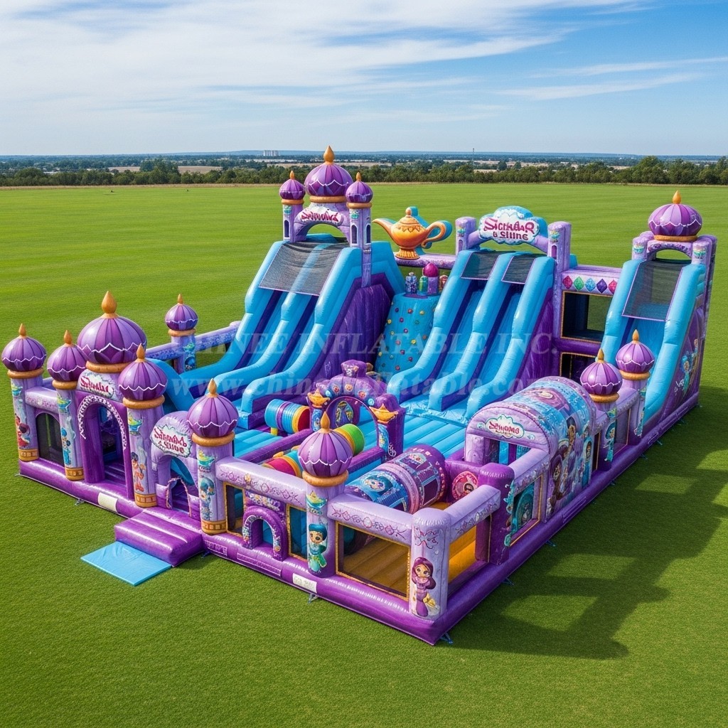 T6-6580 Shimmer & Shine Theme Inflatable Funcity