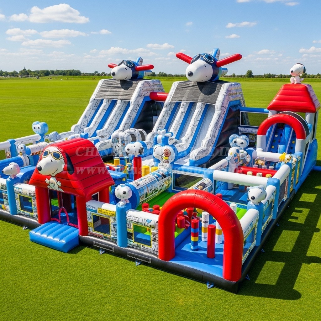 T6-6582 Snoopy Theme Inflatable Funcity