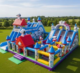 T6-6584 Snoopy Theme Inflatable Funcity