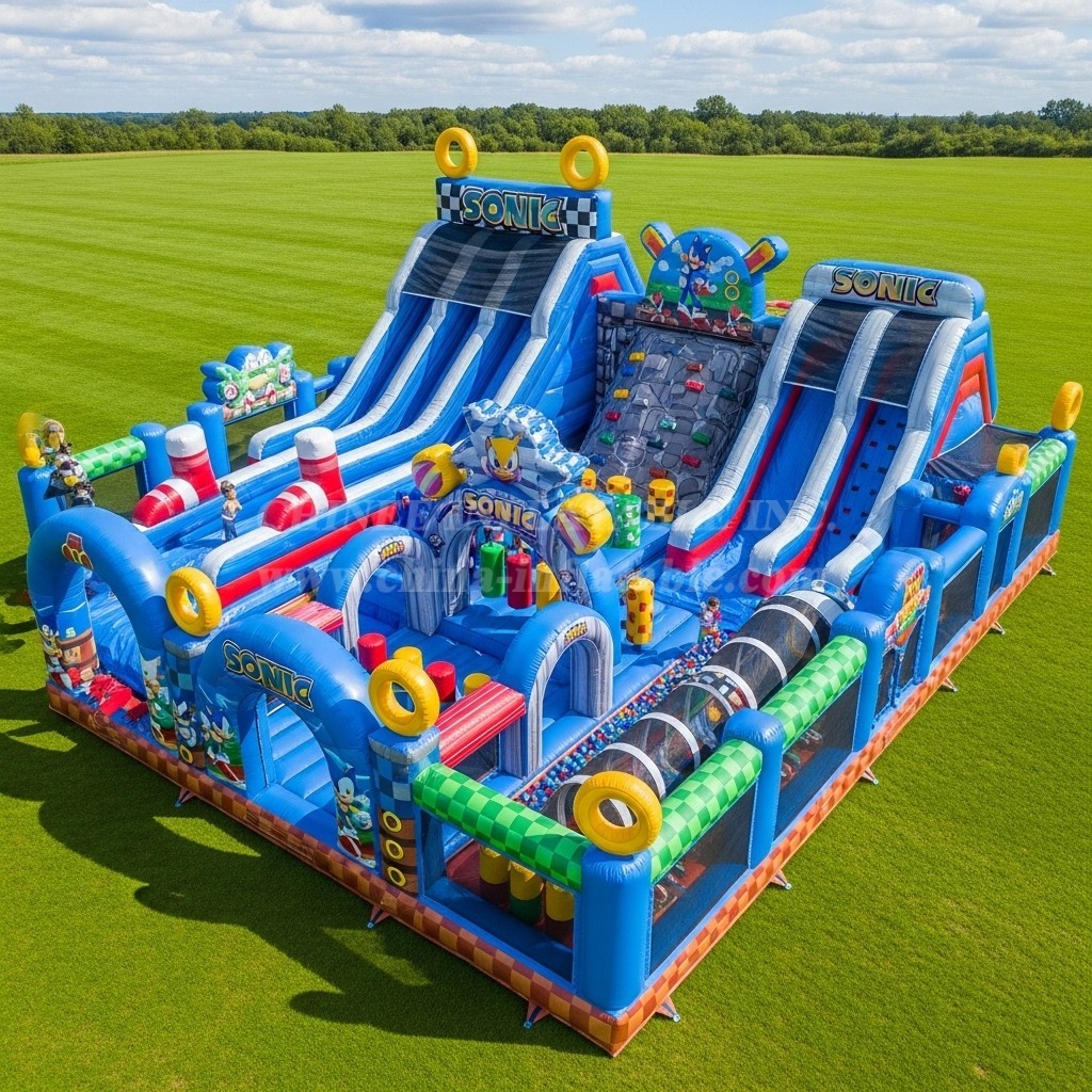 T6-6585 Sonic Theme Inflatable Funcity