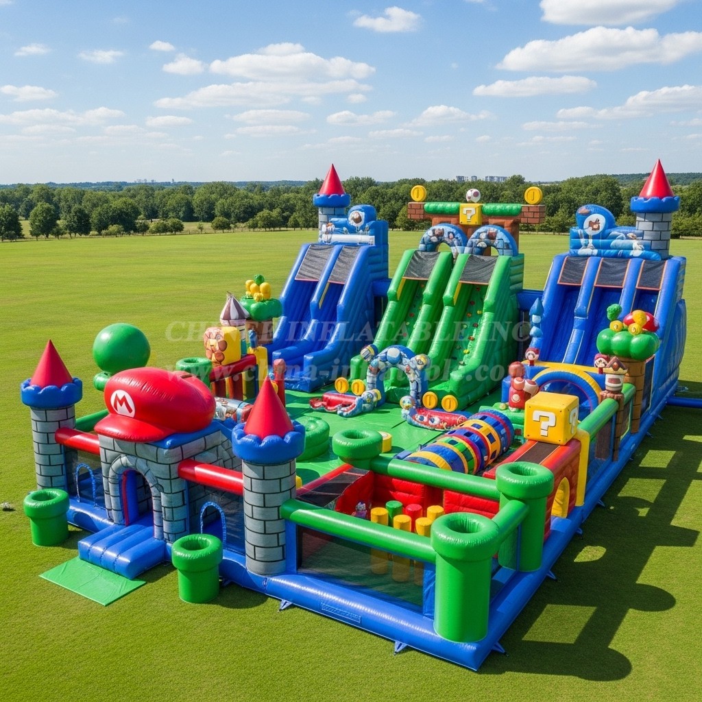 T6-6602 Super Mario Theme Inflatable Funcity