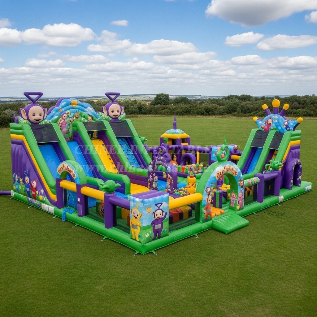 T6-6605 Teletubbies Theme Inflatable Funcity
