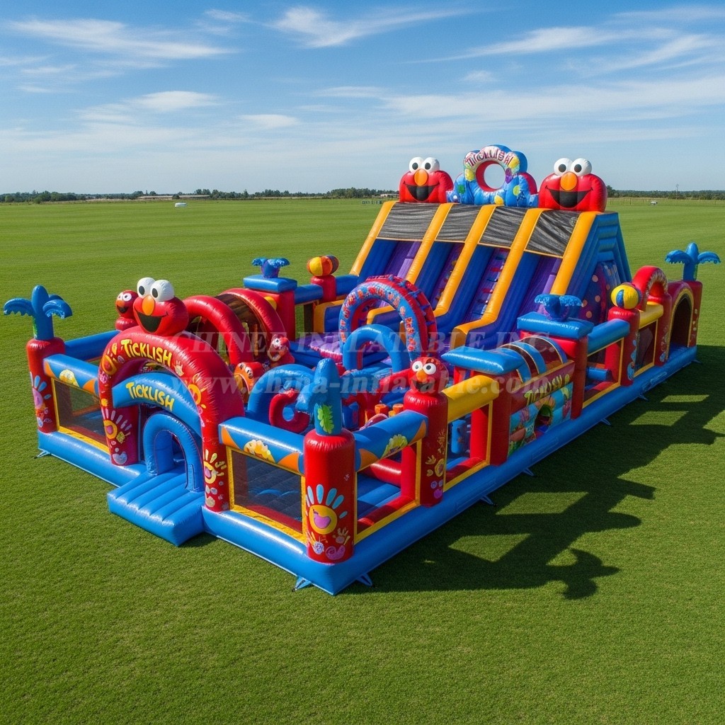 T6-6626 Tickle Me Elmo Theme Inflatable Funcity
