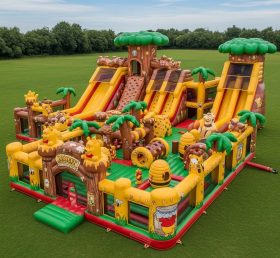 T6-6655 Winnie the Pooh Theme Inflatable Funcity