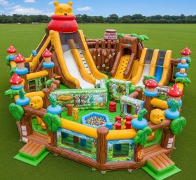 T6-6657 Winnie the Pooh Theme Inflatable Funcity