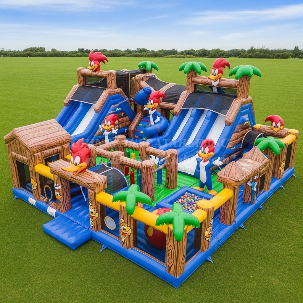 T6-6663 Woody Woodpecker Theme Inflatable Funcity