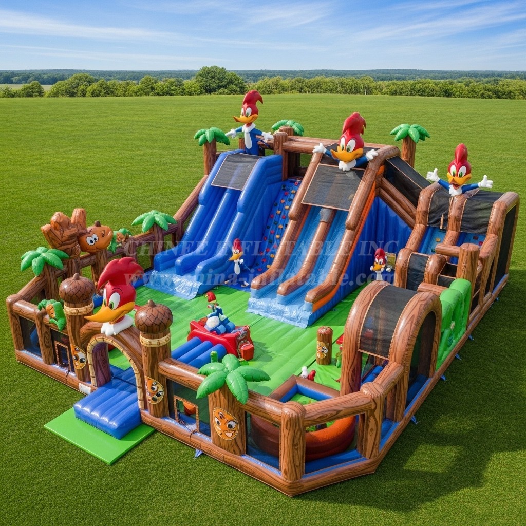 T6-6665 Woody Woodpecker Theme Inflatable Funcity