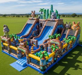 T6-6668 Zootopia Theme Inflatable Funcity