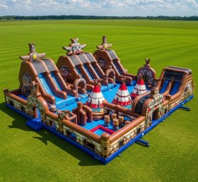 T6-6670 American Indian Theme Inflatable Park