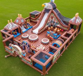 T6-6675 American Indian Theme Inflatable Park