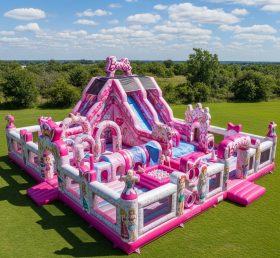 T6-6677 Barbie Theme Inflatable Park