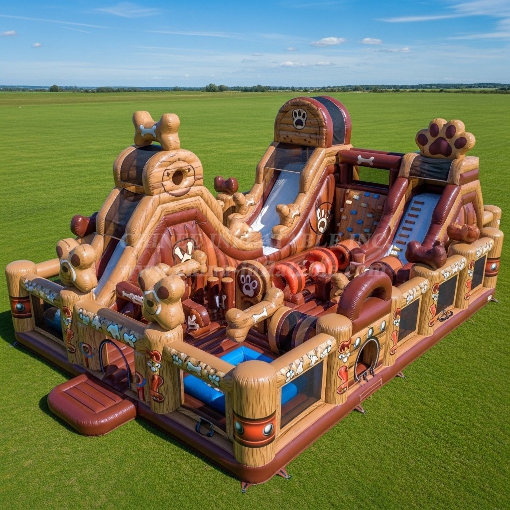T6-6699 Dog Theme Inflatable Park