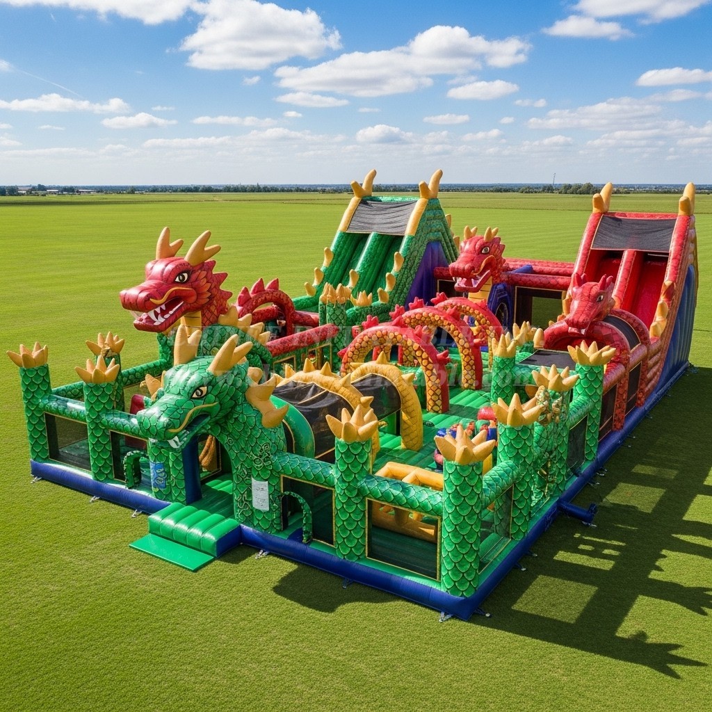 T6-6705 Dragon Theme Inflatable Park