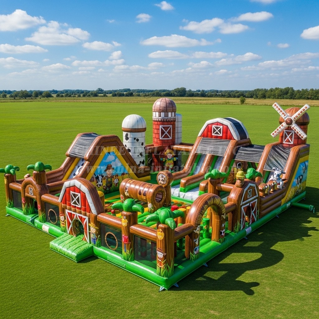 T6-6712 Farm Theme Inflatable Park