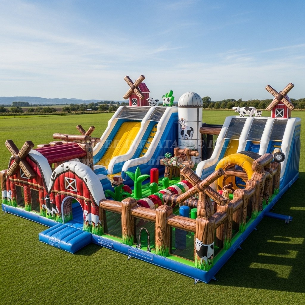 T6-6714 Farm Theme Inflatable Park