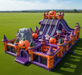 T6-6737 Halloween Theme Inflatable Park