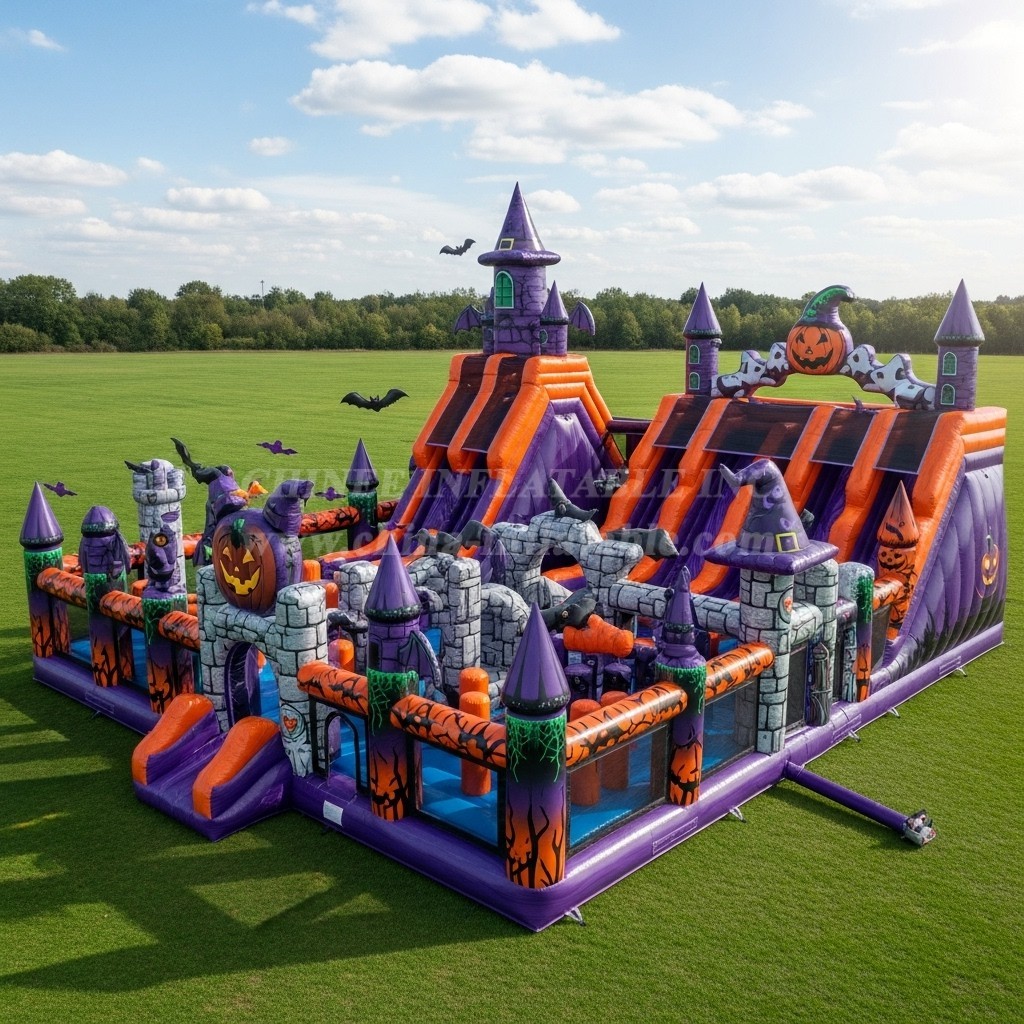 T6-6738 Halloween Theme Inflatable Park
