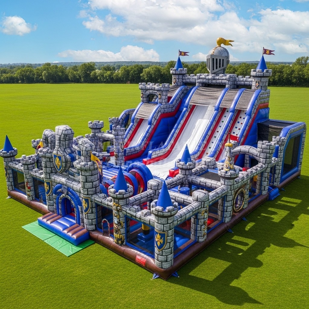 T6-6749 Knight Theme Inflatable Park