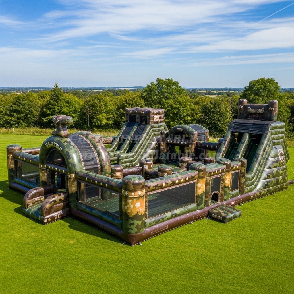 T6-6752 Military Style Theme Inflatable Park