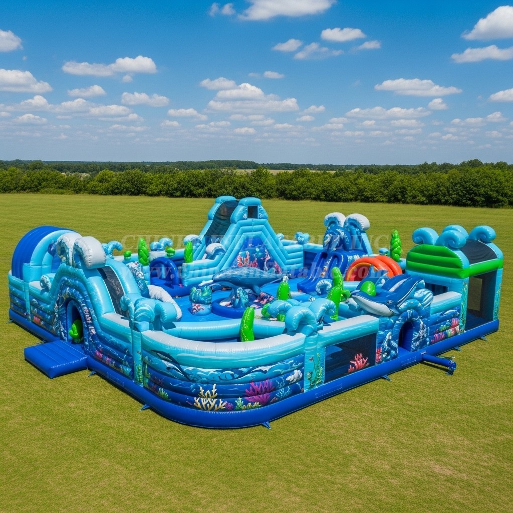 T6-6761 Ocean Theme Inflatable Park