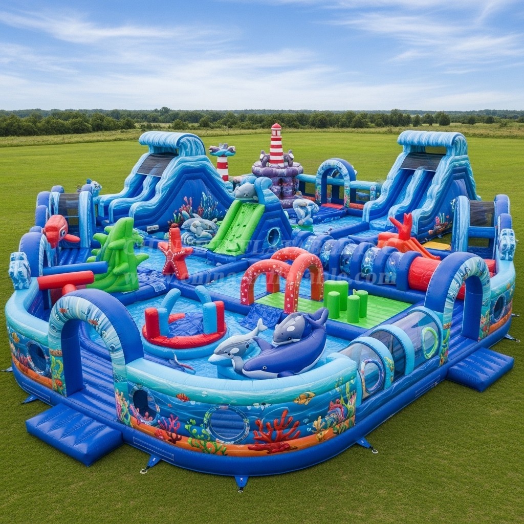 T6-6764 Ocean Theme Inflatable Park